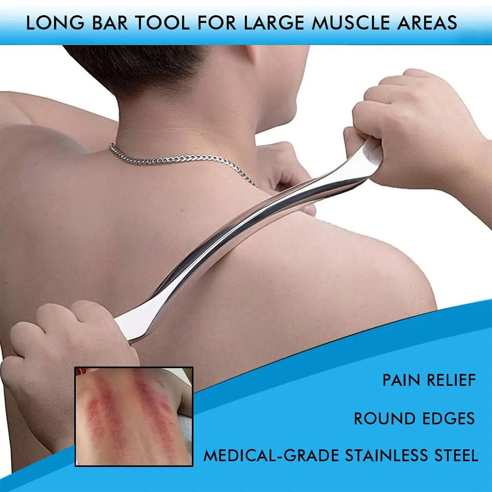 Stainless Steel Gua Sha Tools for Full-Body Recovery (1/4/7 pieces)
